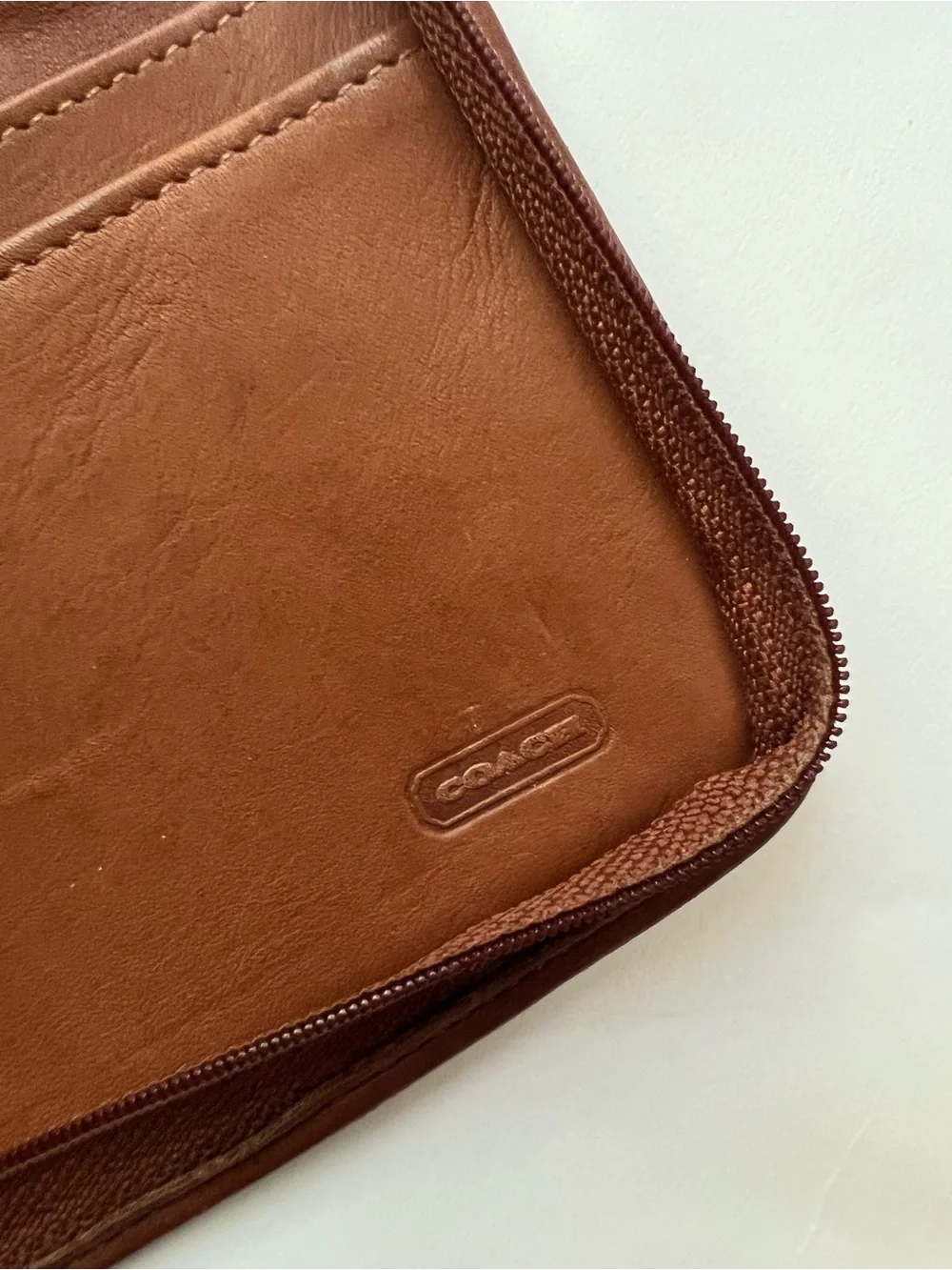 Vintage Coach Zip-Around Wallet Clutch 7241